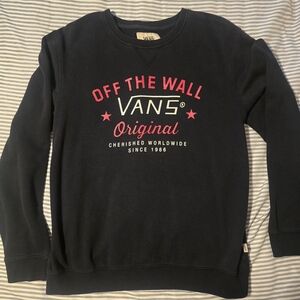 Vans Men's Black Sweatshirt